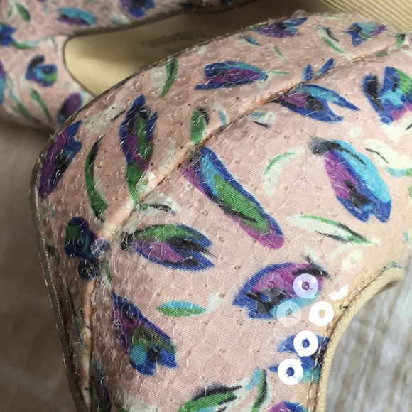 Nude clear Sequined platforms - Picture 4 of 4